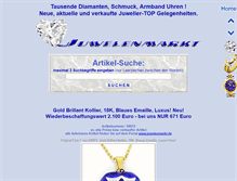 Tablet Screenshot of diamant-auktion.de